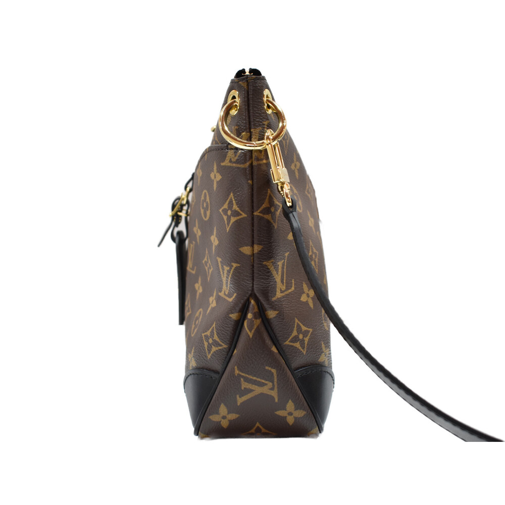 Louis Vuitton Black Monogram Shoulder Odeon Noir Bag NM